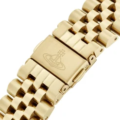 Vivienne Westwood Wallace 37mm Yellow Gold Tone Ladies Watch