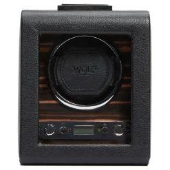 WOLF Black Roadster Watch Winder