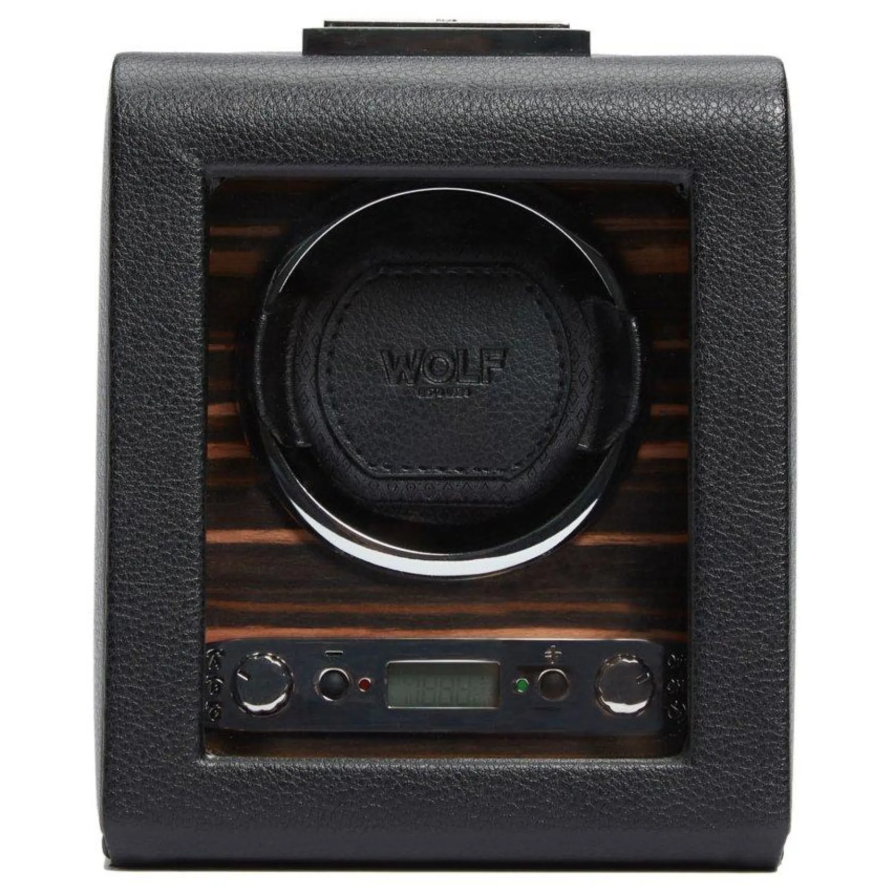 WOLF Black Roadster Watch Winder