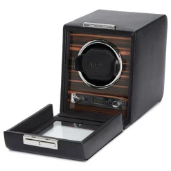 WOLF Black Roadster Watch Winder