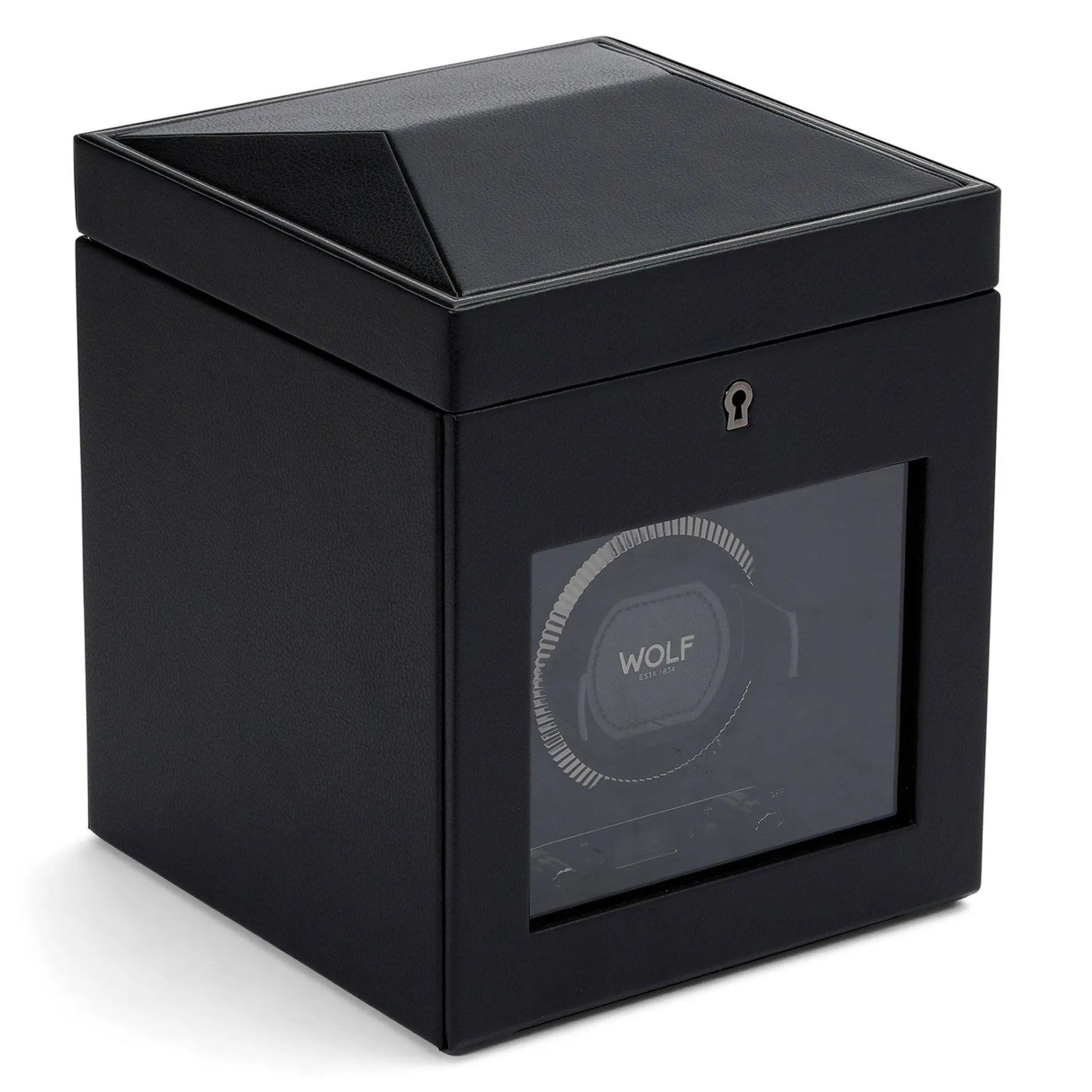 WOLF British Racing Singe Watch Winder with Storage