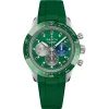 ZENITH Chronomaster Sport 41mm Ceramic Green Rubber Strap Automatic Watch