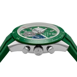 ZENITH Chronomaster Sport 41mm Ceramic Green Rubber Strap Automatic Watch